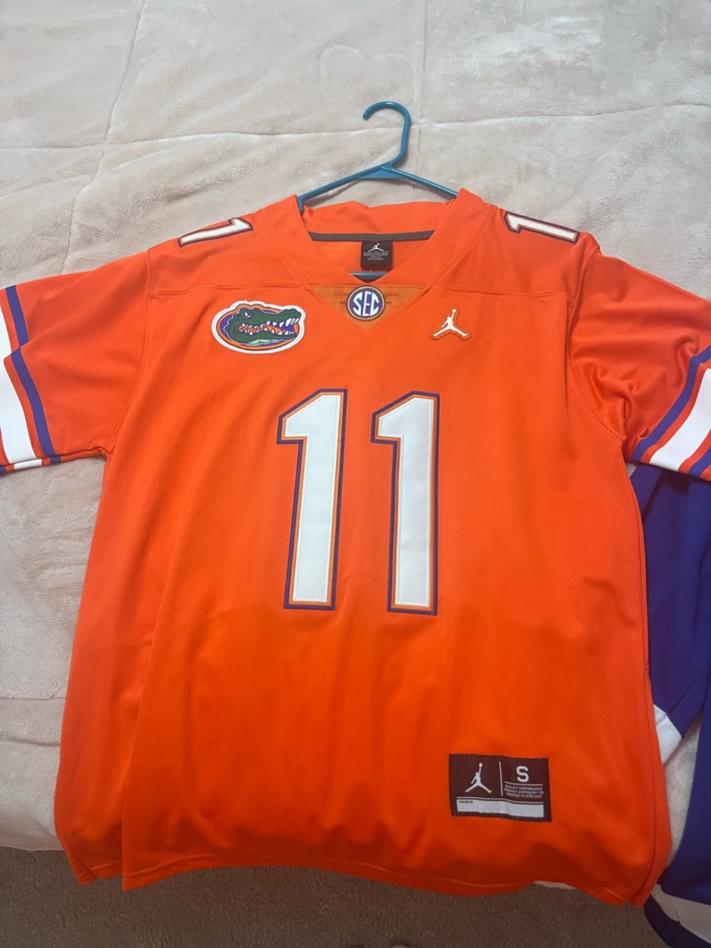 Jordan Orange Florida Gators #11 Football Jersey